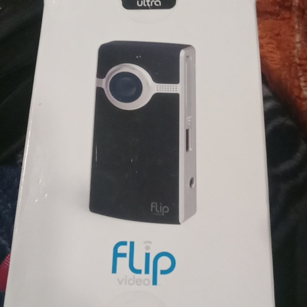 Flip video camera